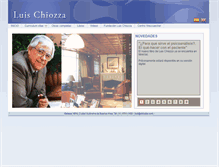 Tablet Screenshot of chiozza.com